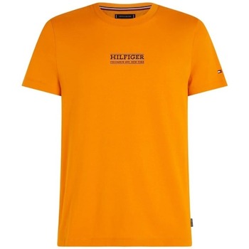 textil Hombre Tops y Camisetas Tommy Hilfiger MW0MW34387 Naranja