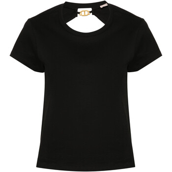 textil Mujer Tops y Camisetas Twin Set T-SHIRT CON CUT OUT SUL RETRO Art. 241TT2140 