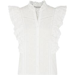 textil Mujer Tops / Blusas Naf Naf AENC67 0333 Blanco