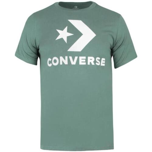 textil Hombre Camisetas manga corta Converse 10025458-A23 Verde
