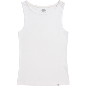 textil Mujer Camisetas sin mangas Animal MW2961 Blanco