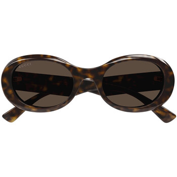 Relojes & Joyas Gafas de sol Gucci Occhiali da Sole  GG1587S 002 Marrón