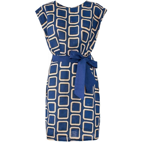 textil Mujer Vestidos cortos Yes Zee A228-J500 Azul