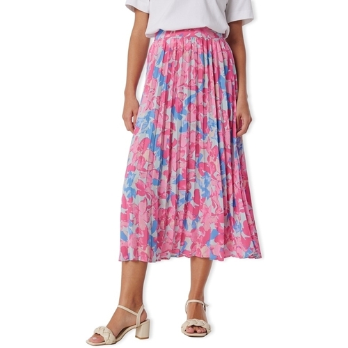 textil Mujer Faldas Only Alva Midi Skirt - Azalea Pink Rosa