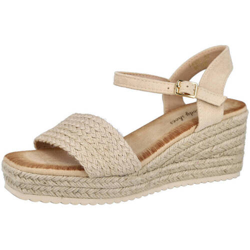 Zapatos Mujer Sandalias L&R Shoes 143 Beige