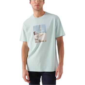 textil Hombre Camisetas manga corta Salsa 21008118 510 Azul