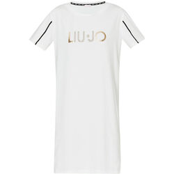 textil Mujer Vestidos Liu Jo Vestido corto blanco con logotipo Beige