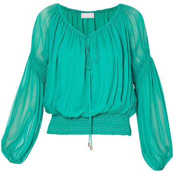 textil Mujer Tops / Blusas Liu Jo Blusa verde de crespón Verde
