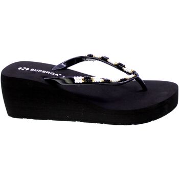 Zapatos Mujer Sandalias Superga Sandalo Infradito Donna Nero S24u191/24 Negro