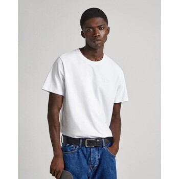 textil Hombre Camisetas manga corta Pepe jeans PM509206 CONNOR Blanco