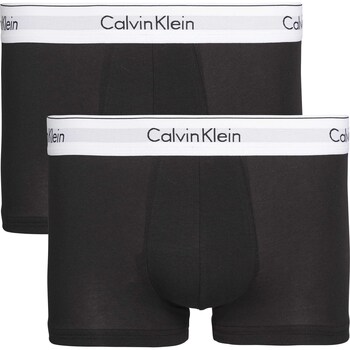 Ropa interior Hombre Boxer Calvin Klein Jeans Low Rise Trunk 2P Negro