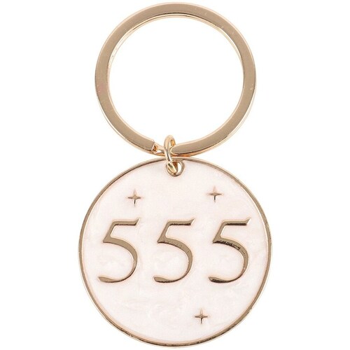 Accesorios textil Porte-clé Something Different 555 Angel Number Blanco