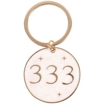 Accesorios textil Porte-clé Something Different 333 Angel Number Blanco