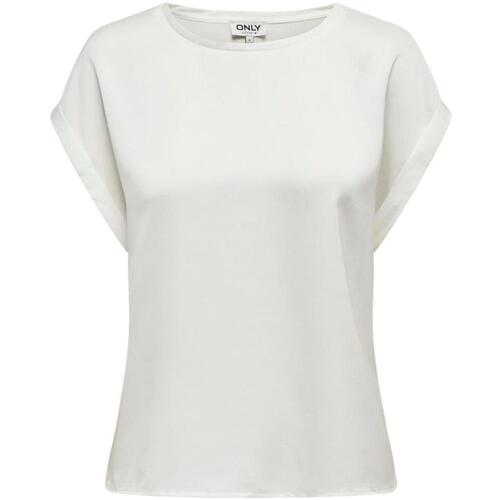 textil Tops y Camisetas Only 15303413-Snow White Blanco