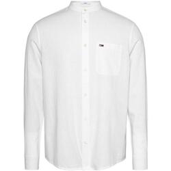 textil Hombre Camisas manga larga Tommy Jeans DM0DM18964YBR Blanco