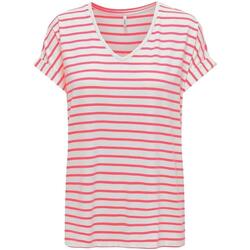 textil Mujer Tops y Camisetas Only 15319825-Coral Parad Rosa