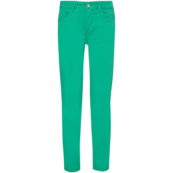 textil Mujer Pantalones con 5 bolsillos Liu Jo Pantalón pitillo negro con logotipo Verde
