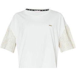 textil Mujer Tops y Camisetas Liu Jo Camiseta de algodón elástico Beige
