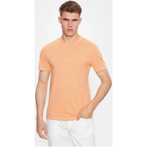 textil Hombre Camisetas manga corta Guess M2YI72 I3Z14 - Hombres Naranja