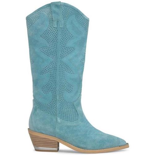 Zapatos Mujer Botas Alma En Pena V240187 Azul