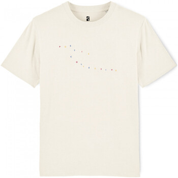 textil Hombre Tops y Camisetas Poetic Collective Color logo t-shirt Beige