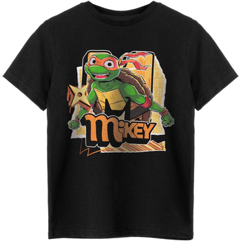textil Niños Camisetas manga corta Teenage Mutant Ninja Turtles NS8315 Negro