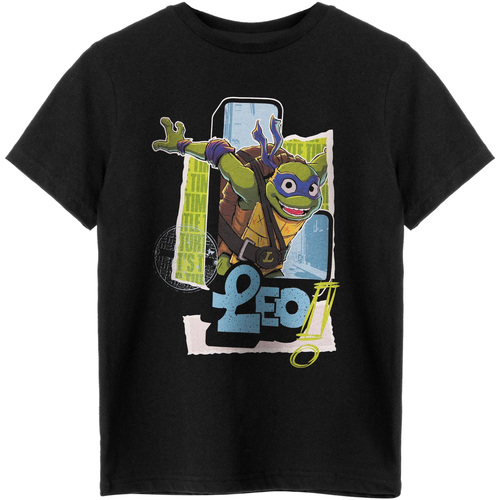 textil Niño Camisetas manga corta Teenage Mutant Ninja Turtles NS8316 Negro