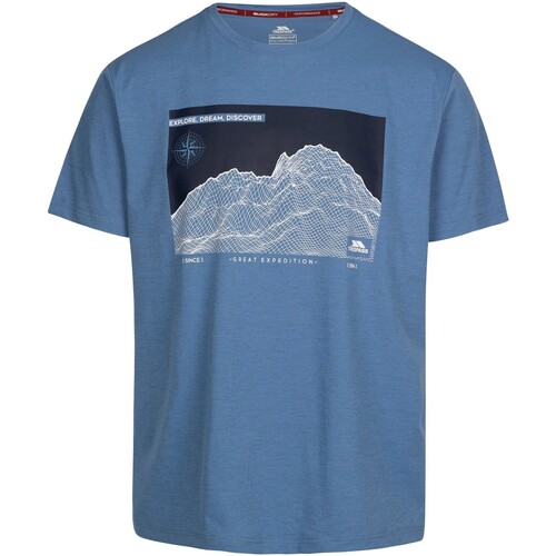 textil Hombre Camisetas manga larga Trespass TP6560 Azul