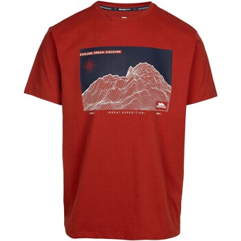 textil Hombre Camisetas manga larga Trespass TP6560 Rojo