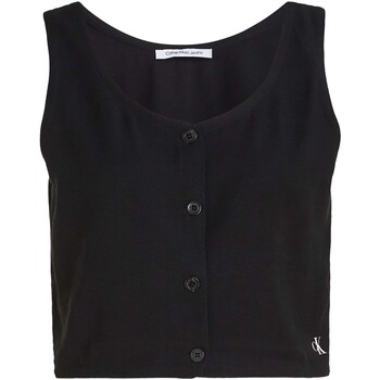 textil Mujer Camisas Ck Jeans Button Down Sleevele Negro