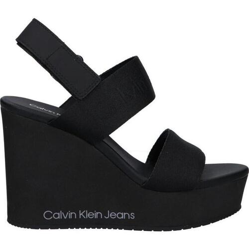 Zapatos Mujer Sandalias Calvin Klein Jeans YW0YW01479 WEDGE SANDAL WEBBING 0