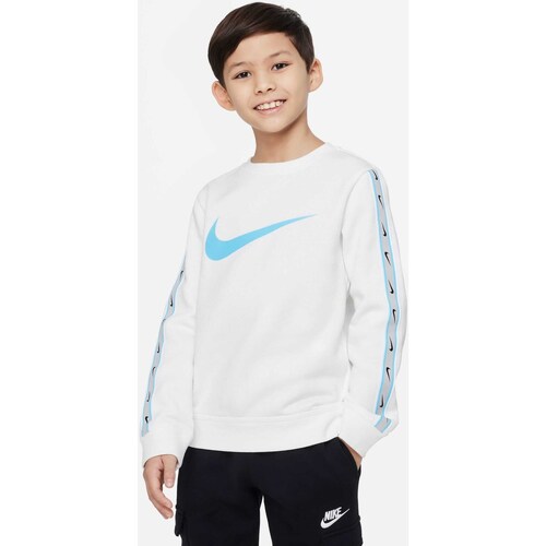 textil Niño Polaire Nike Sportswear Repeat Blanco
