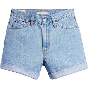 textil Mujer Shorts / Bermudas Levi's Rolled 80S Mom Shorts Back To Blue Azul