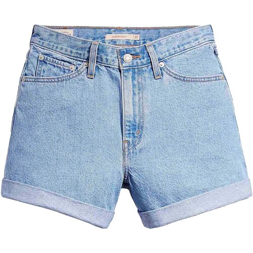textil Mujer Shorts / Bermudas Levi's Rolled 80S Mom Shorts Back To Blue Marino