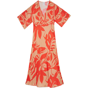 textil Mujer Vestidos Ottodame Abito- Dress Naranja