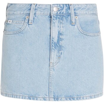 textil Mujer Faldas Ck Jeans Micro Mini Skirt Marino