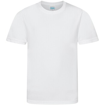 textil Niños Camisetas manga corta Awdis Cool Smooth Blanco