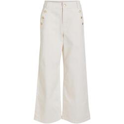 textil Mujer Pantalones Vila 14093443-Egret Blanco
