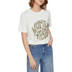 textil Mujer Tops y Camisetas Vila 14093623-Egret WOMEN Blanco