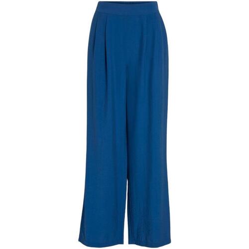 textil Pantalones Vila 14093854-True Blue Azul