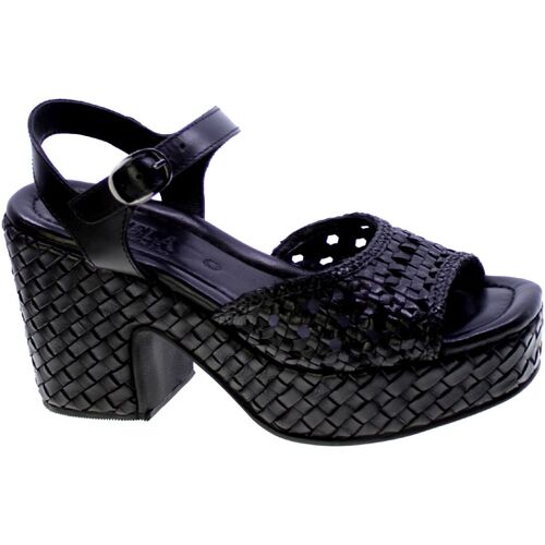 Zapatos Mujer Sandalias Carmela Sandalo Donna Nero 161637 Negro