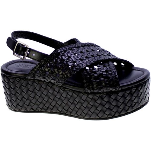 Zapatos Mujer Sandalias Carmela Sandalo Donna Nero 161638 Negro