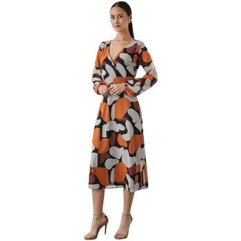 textil Mujer Vestidos Principles DH6651 Naranja