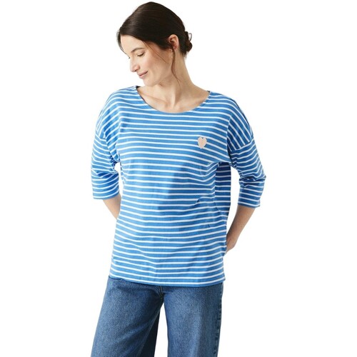 textil Mujer Camisetas manga larga Maine DH6370 Azul