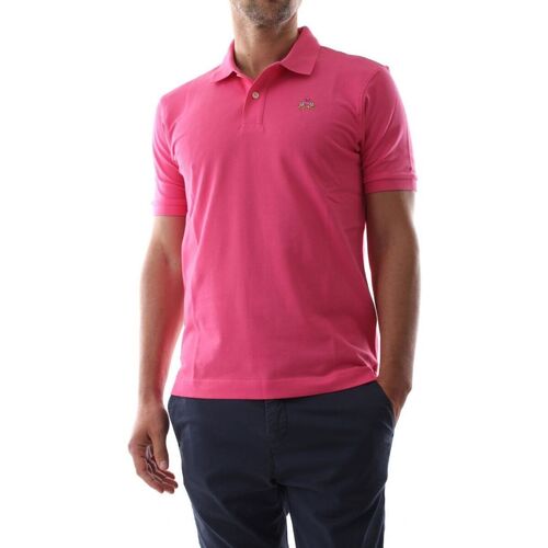 textil Hombre Tops y Camisetas La Martina YMP002-PK001-05141 HOT PINK Rosa