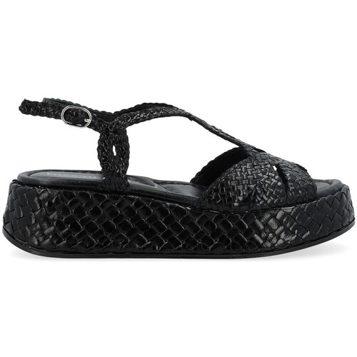 Zapatos Mujer Sandalias Pon´s Quintana Sandalia  Maui en piel tejida negra Otros