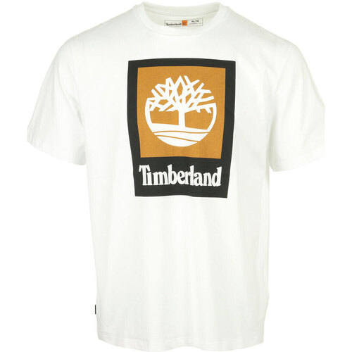 textil Hombre Camisetas manga corta Timberland Colored Short Sleeve Tee Blanco
