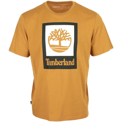 textil Hombre Camisetas manga corta Timberland Colored Short Sleeve Tee Amarillo