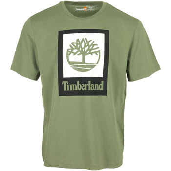 textil Hombre Camisetas manga corta Timberland Colored Short Sleeve Tee Verde
