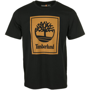textil Hombre Camisetas manga corta Timberland Short Sleeve Tee Negro